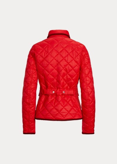 Chaquetas Polo Ralph Lauren Mujer Rojos - Cropped Barn - AJYRG4081